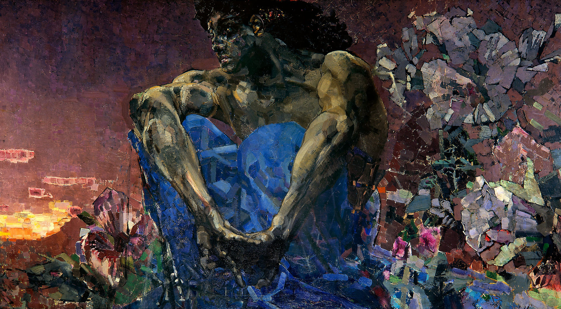 mikhail vrubel demon sidyashhij google art project